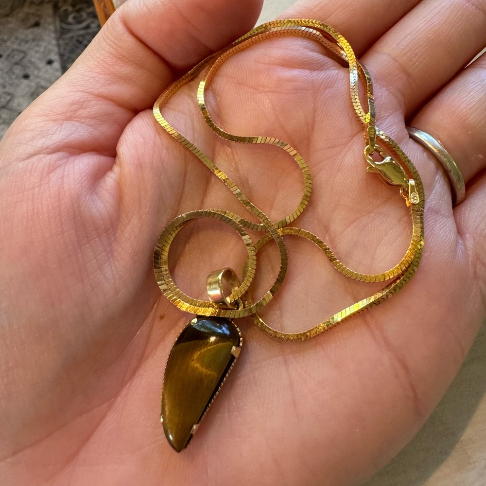 African Tiger eyes custom made with real gold